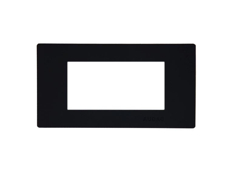 Audac CP 45 CF 2 B - Cover Frame for 2 Units black 